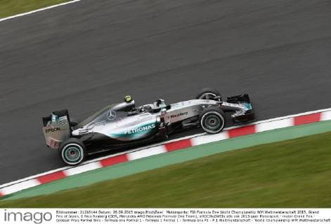 Motorsports: FIA Formula One World Championship WM Weltmeisterschaft 2015, Grand Prix of Japan, 6 Nico Rosberg (GER, Mercedes AMG Petronas Formula One Team), xHOCHxZWEIx