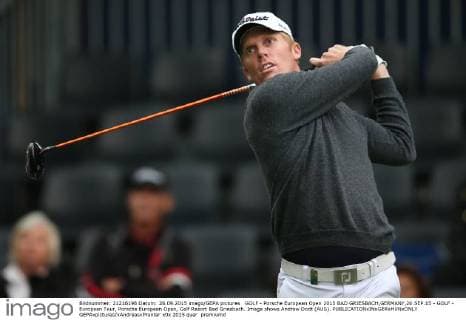 GOLF - Porsche European Open 2015 BAD GRIESBACH,GERMANY,26.SEP.15 - GOLF - European Tour, Porsche European Open, Golf Resort Bad Griesbach. Image shows Andrew Dodt (AUS). GEPAxpictures xAndreasxPranter