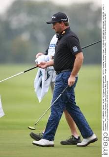 GOLF - Porsche European Open 2015 BAD GRIESBACH,GERMANY,26.SEP.15 - GOLF - European Tour, Porsche European Open, Golf Resort Bad Griesbach. Image shows Graeme Mcdowell (GBR). GEPAxpictures xAndreasxPranter