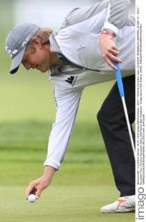 GOLF - Porsche European Open 2015 BAD GRIESBACH,GERMANY,26.SEP.15 - GOLF - European Tour, Porsche European Open, Golf Resort Bad Griesbach. Image shows Pelle Edberg (SWE). GEPAxpictures xAndreasxPranter