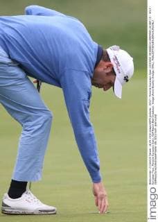 GOLF - Porsche European Open 2015 BAD GRIESBACH,GERMANY,26.SEP.15 - GOLF - European Tour, Porsche European Open, Golf Resort Bad Griesbach. Image shows Bradley Dredge (WAL). GEPAxpictures xAndreasxPranter