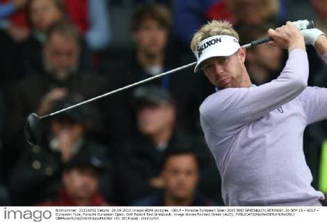 GOLF - Porsche European Open 2015 BAD GRIESBACH,GERMANY,26.SEP.15 - GOLF - European Tour, Porsche European Open, Golf Resort Bad Griesbach. Image shows Richard Green (AUS). GEPAxpictures xAndreasxPranter