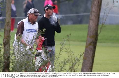 GOLF - Porsche European Open 2015 BAD GRIESBACH,GERMANY,26.SEP.15 - GOLF - European Tour, Porsche European Open, Golf Resort Bad Griesbach. Image shows Nicolas Colsaerts (BEL). GEPAxpictures xAndreasxPranter