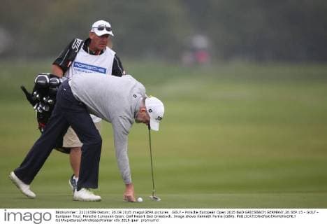 GOLF - Porsche European Open 2015 BAD GRIESBACH,GERMANY,26.SEP.15 - GOLF - European Tour, Porsche European Open, Golf Resort Bad Griesbach. Image shows Kenneth Ferrie (GBR). GEPAxpictures xAndreasxPranter