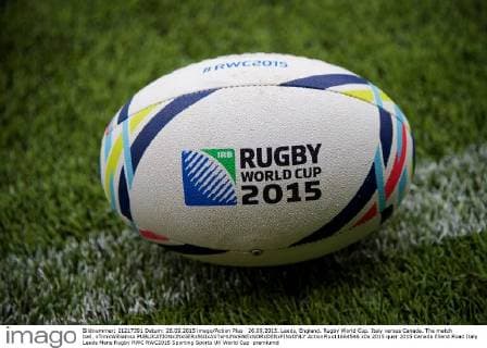 26.09.2015. Leeds, England. Rugby World Cup. Italy versus Canada. The match ball. xTimxWilliamsx  ActionPlus11664546