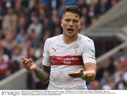 26.09.2015, xblx, Fussball 1.Bundesliga, VfB Stuttgart - Borussia Mönchengladbach, v.l. Daniel Ginczek (VfB Stuttgart)