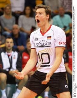 Ludwigsburg , Volleyball 4- Nationen Turnier Deutschland vs. Slowenien , Jochen Schöps ( GER )