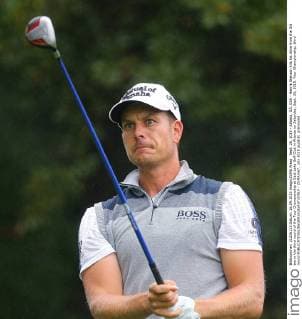 Sept. 26, 2015 - Atlanta, GA, USA - Henrik Stenson hits his drive from the 3rd tee in the third round of the Tour Championship at East Lake Golf Club in Atlanta on Saturday, Sept. 26, 2015. Tour Championship, third round - ZUMAm67_