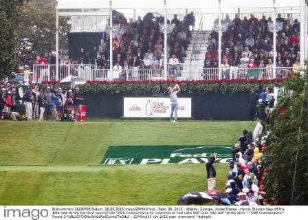 Sept. 26, 2015 - Atlanta, Georgia, United States - Henrik Stenson tees off the 18th hole during the third round of the TOUR Championship by Coca-Cola at East Lake Golf Club. PGA Golf Herren 2015 - TOUR Championship - Round 3 - ZUMAw109