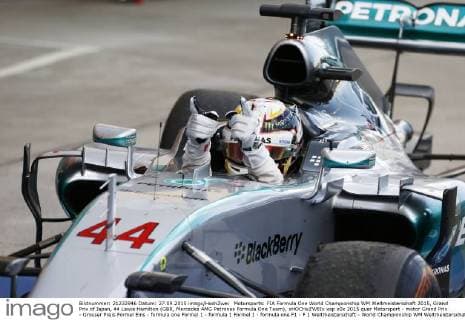 Motorsports: FIA Formula One World Championship WM Weltmeisterschaft 2015, Grand Prix of Japan, 44 Lewis Hamilton (GBR, Mercedes AMG Petronas Formula One Team), xHOCHxZWEIx
