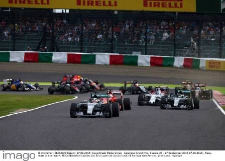 Japanese Grand Prix, Suzuka 24 - 27 September 2015 27.09.2015 - Race, Start of the race 