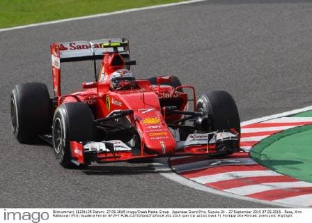 Japanese Grand Prix, Suzuka 24 - 27 September 2015 27.09.2015 - Race, Kimi Raikkonen (FIN) Scuderia Ferrari SF15-T 