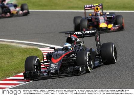 Motorsports: FIA Formula One World Championship WM Weltmeisterschaft 2015, Grand Prix of Japan, 14 Fernando Alonso (ESP, McLaren Honda), xHOCHxZWEIx