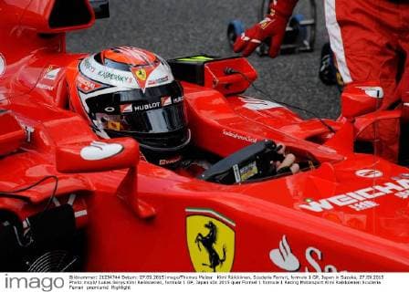 Kimi Räikkönen, Scuderia Ferrari, formula 1 GP, Japan in Suzuka, 27.09.2015 Photo:mspb Lukas Gorys Kimi Raikkoenen, formula 1 GP, Japan