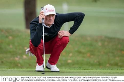 Bad Griesbach 27.09.2015, Beckenbauer Golf Course, Bad Griesbach, GER, PGA Golf Herren European Tour, Porsche European Open, im Bild Sebastian Heisele (GER) during the European Tour, Porsche European Open Golf Tournament at the Beckenbauer Golf Course in Bad Griesbach, Germany on 2015 09 27.  EP_fei  