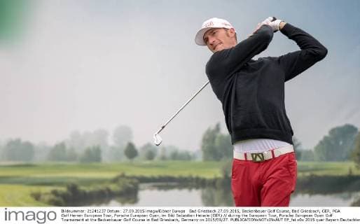 Bad Griesbach 27.09.2015, Beckenbauer Golf Course, Bad Griesbach, GER, PGA Golf Herren European Tour, Porsche European Open, im Bild Sebastian Heisele (GER) during the European Tour, Porsche European Open Golf Tournament at the Beckenbauer Golf Course in Bad Griesbach, Germany on 2015 09 27.  EP_fei  