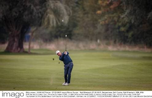 Bad Griesbach 27.09.2015, Beckenbauer Golf Course, Bad Griesbach, GER, PGA Golf Herren European Tour, Porsche European Open, im Bild Graeme Mcdowell (NIR) during the European Tour, Porsche European Open Golf Tournament at the Beckenbauer Golf Course in Bad Griesbach, Germany on 2015 09 27.  EP_fei  