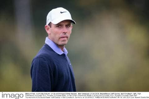 Bad Griesbach 27.09.2015, Beckenbauer Golf Course, Bad Griesbach, GER, PGA Golf Herren European Tour, Porsche European Open, im Bild Charl Schwartzel (RSA) during the European Tour, Porsche European Open Golf Tournament at the Beckenbauer Golf Course in Bad Griesbach, Germany on 2015 09 27.  EP_fei  