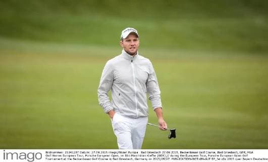 Bad Griesbach 27.09.2015, Beckenbauer Golf Course, Bad Griesbach, GER, PGA Golf Herren European Tour, Porsche European Open, im Bild Maximilian Kieffer (GER) during the European Tour, Porsche European Open Golf Tournament at the Beckenbauer Golf Course in Bad Griesbach, Germany on 2015 09 27.  EP_fei  