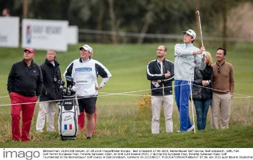 Bad Griesbach 27.09.2015, Beckenbauer Golf Course, Bad Griesbach, GER, PGA Golf Herren European Tour, Porsche European Open, im Bild Cyril Bouniol (FRA) during the European Tour, Porsche European Open Golf Tournament at the Beckenbauer Golf Course in Bad Griesbach, Germany on 2015 09 27.  EP_fei  