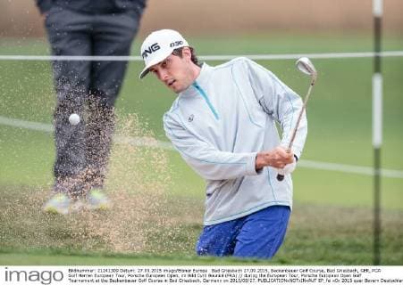 Bad Griesbach 27.09.2015, Beckenbauer Golf Course, Bad Griesbach, GER, PGA Golf Herren European Tour, Porsche European Open, im Bild Cyril Bouniol (FRA) during the European Tour, Porsche European Open Golf Tournament at the Beckenbauer Golf Course in Bad Griesbach, Germany on 2015 09 27.  EP_fei  