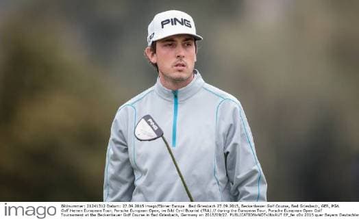 Bad Griesbach 27.09.2015, Beckenbauer Golf Course, Bad Griesbach, GER, PGA Golf Herren European Tour, Porsche European Open, im Bild Cyril Bouniol (FRA) during the European Tour, Porsche European Open Golf Tournament at the Beckenbauer Golf Course in Bad Griesbach, Germany on 2015 09 27.  EP_fei  