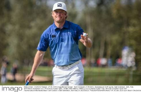 Bad Griesbach 27.09.2015, Beckenbauer Golf Course, Bad Griesbach, GER, PGA Golf Herren European Tour, Porsche European Open, im Bild Pelle Edberg (SWE) during the European Tour, Porsche European Open Golf Tournament at the Beckenbauer Golf Course in Bad Griesbach, Germany on 2015 09 27.  EP_fei  