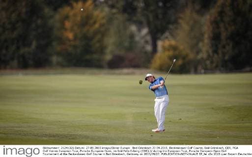 Bad Griesbach 27.09.2015, Beckenbauer Golf Course, Bad Griesbach, GER, PGA Golf Herren European Tour, Porsche European Open, im Bild Pelle Edberg (SWE) during the European Tour, Porsche European Open Golf Tournament at the Beckenbauer Golf Course in Bad Griesbach, Germany on 2015 09 27.  EP_fei  