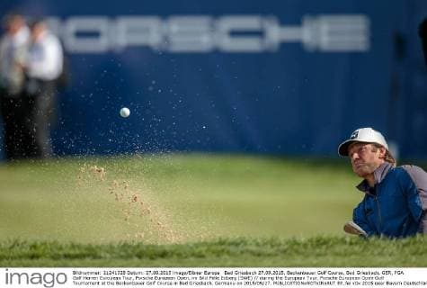 Bad Griesbach 27.09.2015, Beckenbauer Golf Course, Bad Griesbach, GER, PGA Golf Herren European Tour, Porsche European Open, im Bild Pelle Edberg (SWE) during the European Tour, Porsche European Open Golf Tournament at the Beckenbauer Golf Course in Bad Griesbach, Germany on 2015 09 27.  EP_fei  