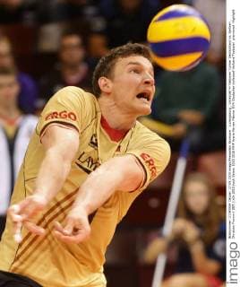Ludwigsburg , Volleyball 4- Nationen Turnier Deutschland vs. Serbien , Christian Fromm ( GER )