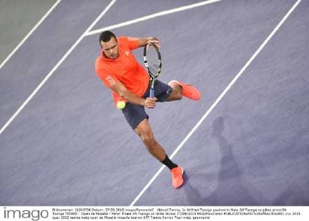 Aktuell Tennis, Jo Wilfried Tsonga gewinnt in Metz JW Tsonga vs gilles simonJW Tsonga TENNIS : Open de Moselle - Metz- Finale JW Tsonga vs Gilles Simon 27 09 2015 MOA Panoramic 