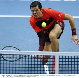 tennis. St. Petersburg Open 2015. Sibur Arena. final. MILOS RAONIC (CAN)- JOAO SOUSA (POR).