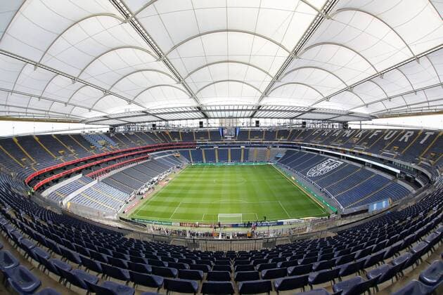 27.09.2015, xjfx, Fussball 1.Bundesliga, Eintracht Frankfurt, emspor, v.l. Innenansicht Commerzbank Arena