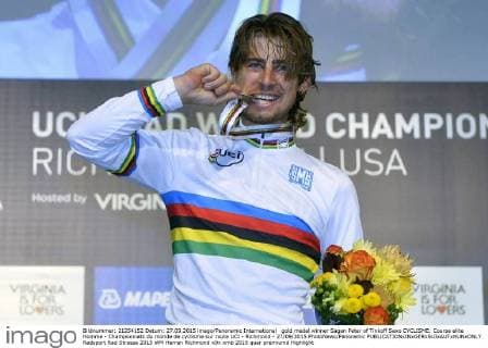 gold medal winner Sagan Peter of Tinkoff Saxo CYCLISME: Course elite Homme - Championnats du monde de cyclisme sur route UCI - Richmond - 27 09 2015 PhotoNews Panoramic 