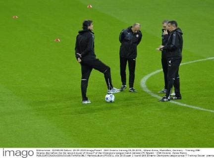 GNK Dinamo training 28.09.2015., Allianz Arena, Muenchen, Germany - Training GNK Dinamo day before the the second round of Group F of the Champions League match between FC Bayern - GNK Dinamo. Zoran Mamic.  MarkoxLukunic PIXSELL