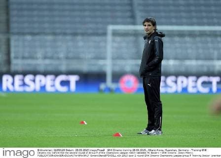 GNK Dinamo training 28.09.2015., Allianz Arena, Muenchen, Germany - Training GNK Dinamo day before the the second round of Group F of the Champions League match between FC Bayern - GNK Dinamo. Zoran Mamic.  GoranxStanzl PIXSELL