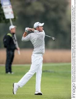 Bad Griesbach 27.09.2015, Beckenbauer Golf Course, Bad Griesbach, GER, PGA Golf Herren European Tour, Porsche European Open, im Bild Maximilian Kieffer (GER) during the European Tour, Porsche European Open Golf Tournament at the Beckenbauer Golf Course in Bad Griesbach, Germany on 2015 09 27.  EX_JFK  