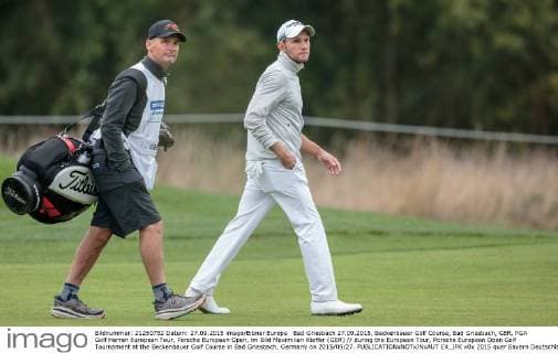 Bad Griesbach 27.09.2015, Beckenbauer Golf Course, Bad Griesbach, GER, PGA Golf Herren European Tour, Porsche European Open, im Bild Maximilian Kieffer (GER) during the European Tour, Porsche European Open Golf Tournament at the Beckenbauer Golf Course in Bad Griesbach, Germany on 2015 09 27.  EX_JFK  