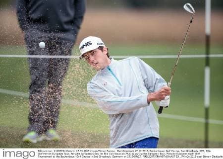 Bad Griesbach 27.09.2015, Beckenbauer Golf Course, Bad Griesbach, GER, PGA Golf Herren European Tour, Porsche European Open, im Bild Cyril Bouniol (FRA) during the European Tour, Porsche European Open Golf Tournament at the Beckenbauer Golf Course in Bad Griesbach, Germany on 2015 09 27.  EX_JFK  