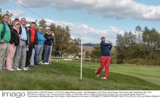 Bad Griesbach 27.09.2015, Beckenbauer Golf Course, Bad Griesbach, GER, PGA Golf Herren European Tour, Porsche European Open, im Bild Peter Hanson (SWE) during the European Tour, Porsche European Open Golf Tournament at the Beckenbauer Golf Course in Bad Griesbach, Germany on 2015 09 27.  EX_JFK  