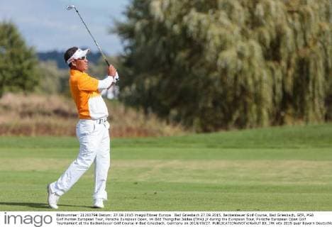 Bad Griesbach 27.09.2015, Beckenbauer Golf Course, Bad Griesbach, GER, PGA Golf Herren European Tour, Porsche European Open, im Bild Thongchai Jaidee (THA) during the European Tour, Porsche European Open Golf Tournament at the Beckenbauer Golf Course in Bad Griesbach, Germany on 2015 09 27.  EX_JFK  