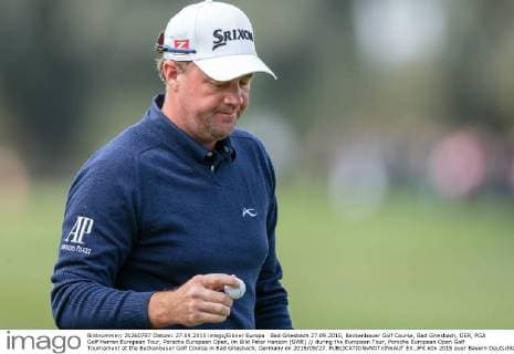 Bad Griesbach 27.09.2015, Beckenbauer Golf Course, Bad Griesbach, GER, PGA Golf Herren European Tour, Porsche European Open, im Bild Peter Hanson (SWE) during the European Tour, Porsche European Open Golf Tournament at the Beckenbauer Golf Course in Bad Griesbach, Germany on 2015 09 27.  EX_JFK  