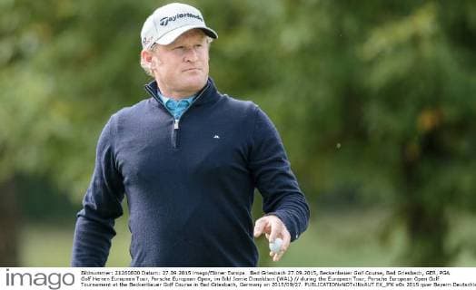 Bad Griesbach 27.09.2015, Beckenbauer Golf Course, Bad Griesbach, GER, PGA Golf Herren European Tour, Porsche European Open, im Bild Jamie Donaldson (WAL) during the European Tour, Porsche European Open Golf Tournament at the Beckenbauer Golf Course in Bad Griesbach, Germany on 2015 09 27.  EX_JFK  
