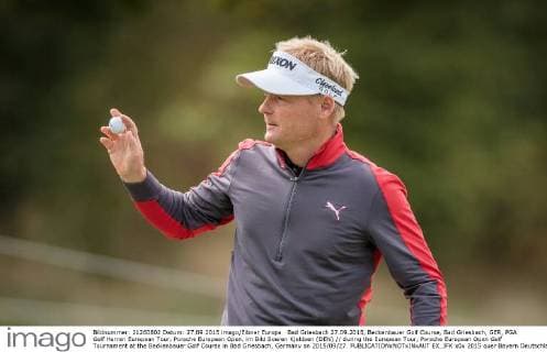 Bad Griesbach 27.09.2015, Beckenbauer Golf Course, Bad Griesbach, GER, PGA Golf Herren European Tour, Porsche European Open, im Bild Soeren Kjeldsen (DEN) during the European Tour, Porsche European Open Golf Tournament at the Beckenbauer Golf Course in Bad Griesbach, Germany on 2015 09 27.  EX_JFK  