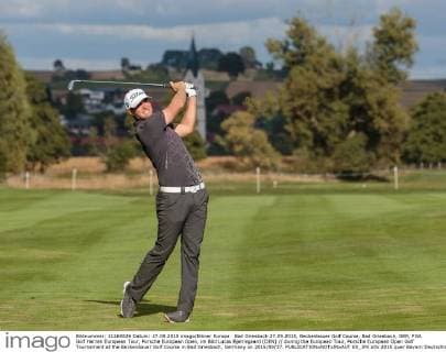 Bad Griesbach 27.09.2015, Beckenbauer Golf Course, Bad Griesbach, GER, PGA Golf Herren European Tour, Porsche European Open, im Bild Lucas Bjerregaard (DEN) during the European Tour, Porsche European Open Golf Tournament at the Beckenbauer Golf Course in Bad Griesbach, Germany on 2015 09 27.  EX_JFK  
