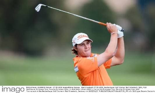 Bad Griesbach 27.09.2015, Beckenbauer Golf Course, Bad Griesbach, GER, PGA Golf Herren European Tour, Porsche European Open, im Bild Peter Uihlein (USA) during the European Tour, Porsche European Open Golf Tournament at the Beckenbauer Golf Course in Bad Griesbach, Germany on 2015 09 27.  EX_JFK  