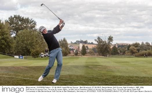 Bad Griesbach 27.09.2015, Beckenbauer Golf Course, Bad Griesbach, GER, PGA Golf Herren European Tour, Porsche European Open, im Bild Jamie Donaldson (WAL) during the European Tour, Porsche European Open Golf Tournament at the Beckenbauer Golf Course in Bad Griesbach, Germany on 2015 09 27.  EX_JFK  