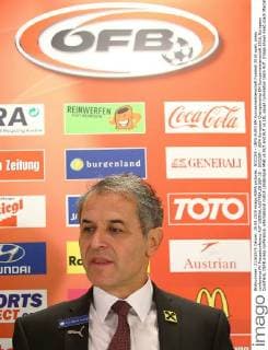 SOCCER - UEFA EURO EM Europameisterschaft Fussball 2016 quali, press conference PK Pressekonferenz AUT VIENNA,AUSTRIA,29.SEP.15 - SOCCER - UEFA European Championship EM Europameisterschaft 2016, European Qualifiers, OEFB press conference, international match Länderspiel MNE vs AUT and AUT vs LIE, squad nomination team AUT. Image shows head coach Marcel Koller (AUT). GEPAxpictures xChristianxOrt