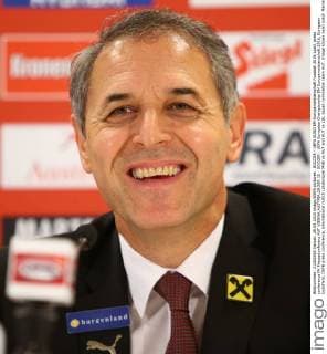 SOCCER - UEFA EURO EM Europameisterschaft Fussball 2016 quali, press conference PK Pressekonferenz AUT VIENNA,AUSTRIA,29.SEP.15 - SOCCER - UEFA European Championship EM Europameisterschaft 2016, European Qualifiers, OEFB press conference, international match Länderspiel MNE vs AUT and AUT vs LIE, squad nomination team AUT. Image shows head coach Marcel Koller (AUT). GEPAxpictures xChristianxOrt