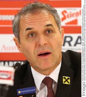 SOCCER - UEFA EURO EM Europameisterschaft Fussball 2016 quali, press conference PK Pressekonferenz AUT VIENNA,AUSTRIA,29.SEP.15 - SOCCER - UEFA European Championship EM Europameisterschaft 2016, European Qualifiers, OEFB press conference, international match Länderspiel MNE vs AUT and AUT vs LIE, squad nomination team AUT. Image shows head coach Marcel Koller (AUT). GEPAxpictures xChristianxOrt
